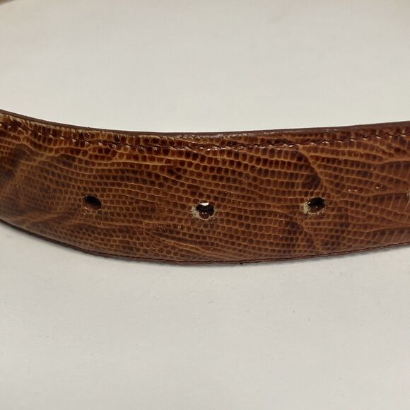 New Belt Master Genuine Leather Men’s Belt added Brass Dolphin Closing Piece 31 - Picture 14 of 16